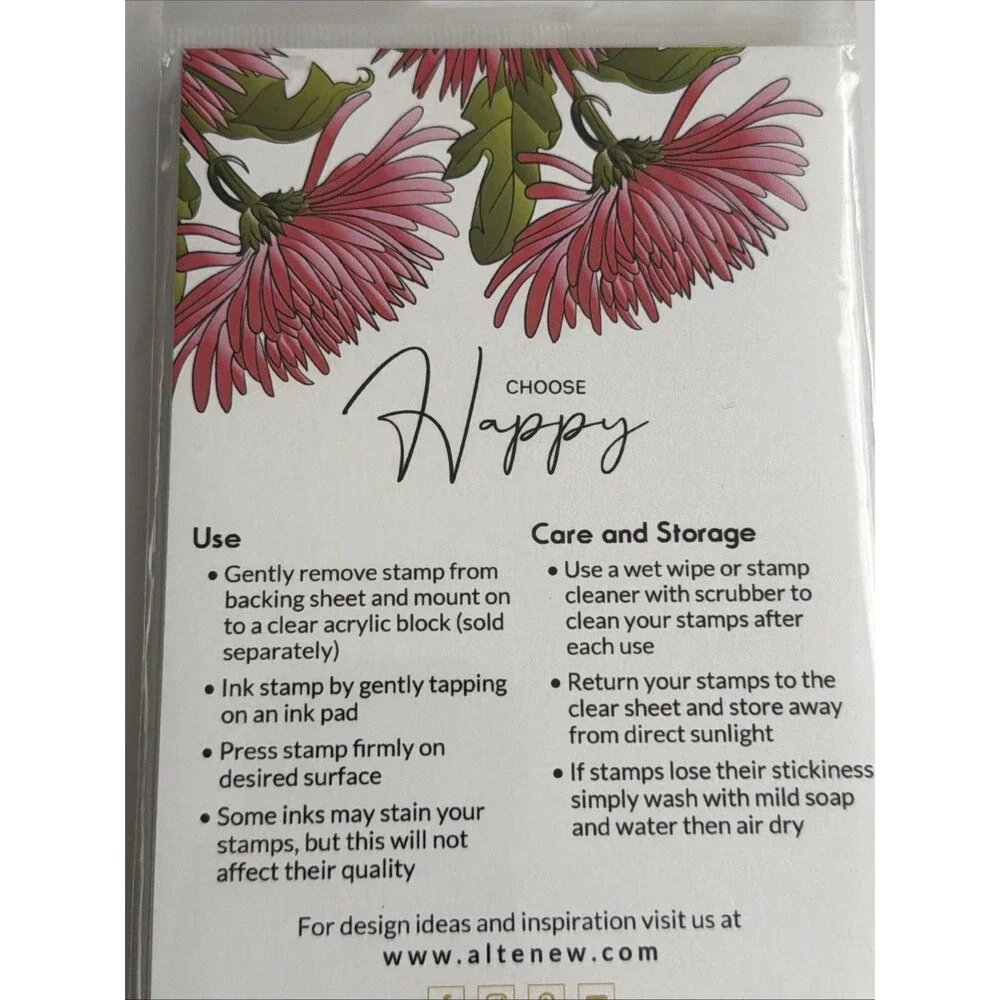 Altenew Paint A Flower: spider mums floral set flowers sentiments